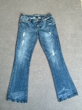VS Love Victoria's secret bootcut jeans 6 (marked 8-fits like a 6)